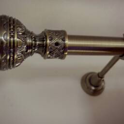 Curtain Pole Finial - Antique Copper/Silver Shiny Gold ??25mm - Pack Of 1 - thumbnail 3