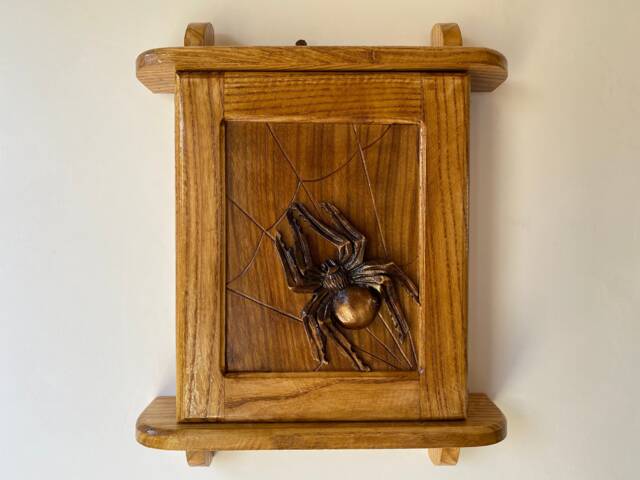 Wall Key Holder Box Handcrafted Key For Wall Keys Organizer Housewarming Gift Original Wooden - image 1