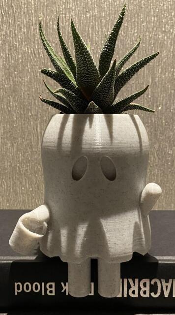 Halloween Plant Pot Succulent Planter Wee Jimmy Ghost Guiser Trick Or Treat - Ships From Australia - image 1