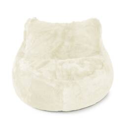 Faux Fur Bean Bag Chair Handmade Adult & Kids Seating, Beans Included - thumbnail 2