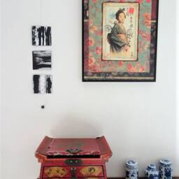 Wall Art. Triptych. Soulages Style Painting. Drawing Black Paint. Unique Gift. Unisex Wife Man Gift - thumbnail 2