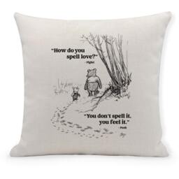 Winnie The Pooh Cushion Cover Classic - thumbnail 1