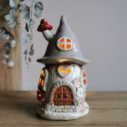 Ceramic Mushroom Tea Light Holder, Toadstool Gifts, Ornaments - thumbnail 2