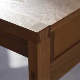 Solid Oak Writing Desk // 3 Drawer Customisable Office Desk - thumbnail 3
