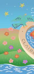 Claire Fontaine Collection Scenic 1. Delightful French Nursery Tal Wall Art, Bright Dreamy Radiant Kids Mural, Joyful Colorful Inspiring - thumbnail 3