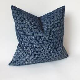 Navy Blue Dot Block Print Style Mud Cloth Pillow Case Cover Handmade Throw Cushions Pillows Cases Decorative Sofa Living Room - thumbnail 3