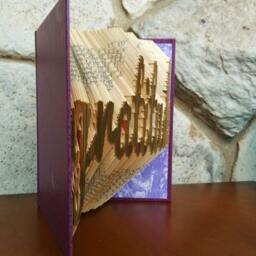 Gratitude- Folded Book Art - Fully Customizable, Thank You Gift - thumbnail 3