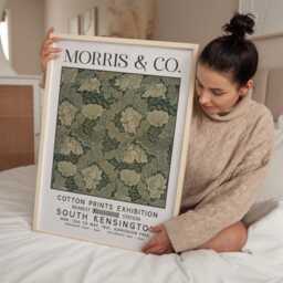 Morris & Co, William Print, Art, Exhibition Poster, Morris, Flower Market Print - thumbnail 3