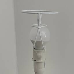 Grey Textured 100% Linen Small Candle Clip Wall Tapered Lampshade - thumbnail 3