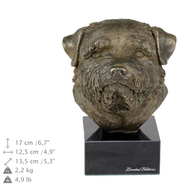 Norfok Terrier, Dog Marble Statue, Limited Edition, Artdog. Made Of Cold Cast Bronze. Perfect Gift. Limited Edition - image 1