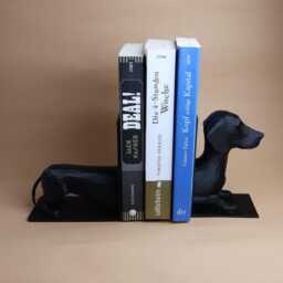 Dachshund Bookend - Handmade Dog Decoration For Bookshelves & Desks - Perfect Gift Lovers - thumbnail 3