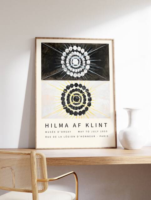 Hilma Af Klint Art Print, Abstract Poster, Wall Art, Surrealist Modern Pattern Gift Idea, A1/A2/A3/A4 - image 1