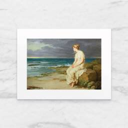 Photo Art Print With Passe-Partout Miranda By John William Waterhouse 24x18 cm - thumbnail 2