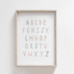Gender Neutral Alphabet Rainbow Prints - Set Of 3, Baby Boy Print, Nursery Prints, Wall Art, Kids Bedroom, Numbers Abc Print - thumbnail 3