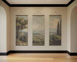 Vintage European Landscape Tapestry - Wall Hanging Unique Art