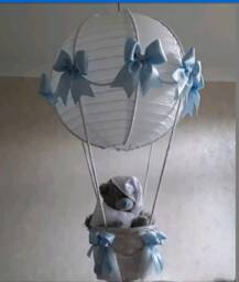 Hot Air Balloon Light Shade /Choice Of Colours. Toy Is Not Included - thumbnail 1