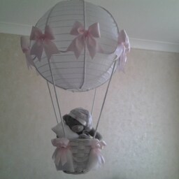 Hot Air Balloon Light Shade /Choice Of Colours. Toy Is Not Included - thumbnail 3