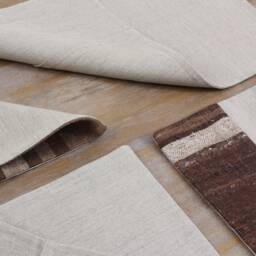 "Set Of 4 Pcs, Kilim & Linen Pillow Cover, Vintage Pillow, 15.75"" X 27.76" - thumbnail 4