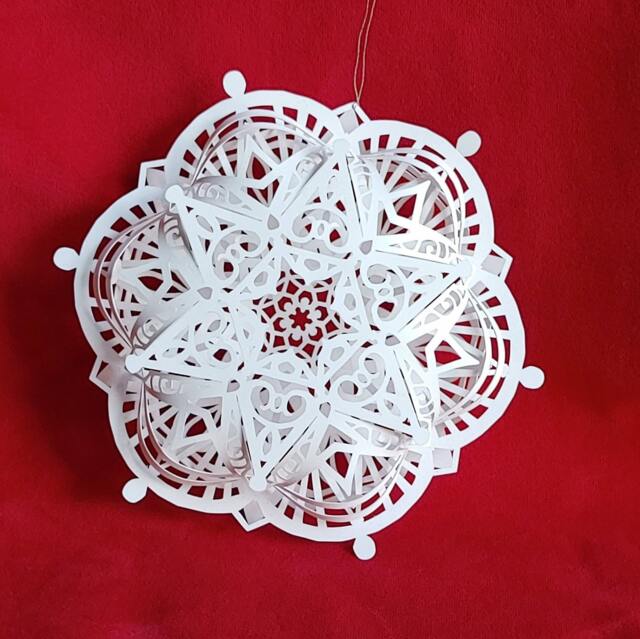 Radiance & Stars Intricate Layered 3D Snowflake For All Year Round - image 1