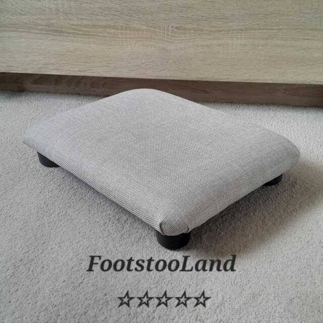 Handmade Low Ottoman 7.5 cm Firm Plain Under Desk Footstool - image 1