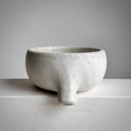 Made To Order White Rustic Soapdish With Strainer For Bathroom Sink, Ceramic, Pottery, Handmade, Soap Dish, Sponge Tray, Spongedish - thumbnail 2