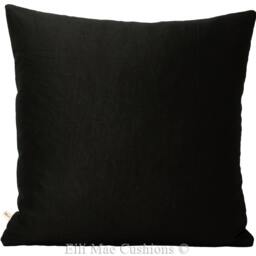 Harlequin Arkona Velvet Black Designer Fabric Sofa Cushion Pillow Cover - thumbnail 2