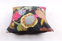 16x16 Kantha Cotton Pillowcases, New Floral Print Pillow, Cushion Cover Home Living