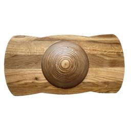 Handmade Oak Balance Board - Labyrinth Design, Focus & Coordination - thumbnail 3