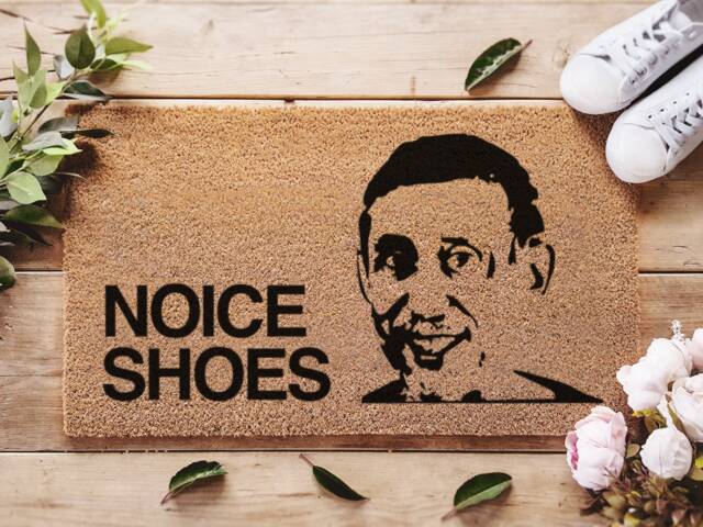 Noice Shoes - Funny Welcome Mat Nice Door Home D??cor Tv Coir Doormat Housewarming Gift Tiktok - image 1
