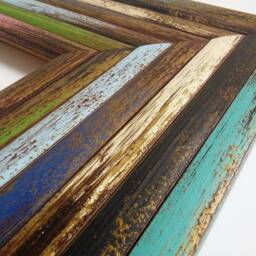 Rustic A2 Poster Frame Distressed Wood Picture Frame - thumbnail 3