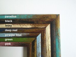 Rustic A2 Poster Frame Distressed Wood Picture Frame - thumbnail 1