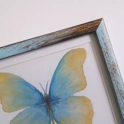 Rustic A2 Poster Frame Distressed Wood Picture Frame - thumbnail 2