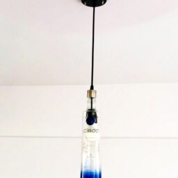 Ciroc Vodka Bottle Hanging Pendant Light Fixture With Fittings - thumbnail 2