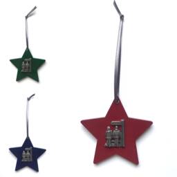 Walking Christmas Tree Decoration - Rambler Ornament Hiking Unique Decor Handmade - thumbnail 4