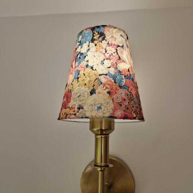 Beautiful Decoupaged Gisela Graham Inspired Baroque Usb Rechargeable Wall Light. No Wiring - image 1