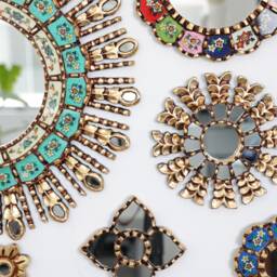 "Peruvian Mirrors ""Rainbow Turquoise Collection" - thumbnail 3