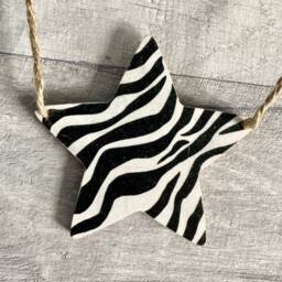 Zebra Bunting, Animal Print Garland, Safari Wall Decor, Eds Gifts For Valentines Day - thumbnail 2