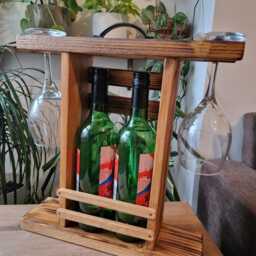 Wine Rack For Wall & On Table - thumbnail 2