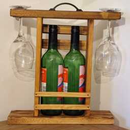 Wine Rack For Wall & On Table - thumbnail 3