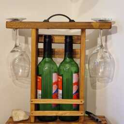 Wine Rack For Wall & On Table - thumbnail 4
