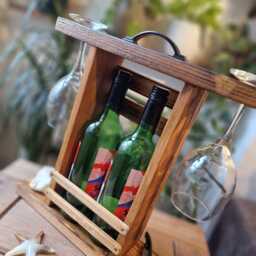 Wine Rack For Wall & On Table - thumbnail 2