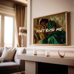 Woman Sleeping Print, Black Art, Emerald Green Wall African American Luxury Poster, Afrocentric Decor, Large Art - thumbnail 2