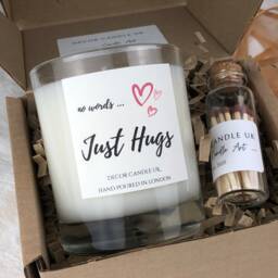 Thinking Of You Candle Gift Set Soy Wax Sympathy & Matches - thumbnail 1