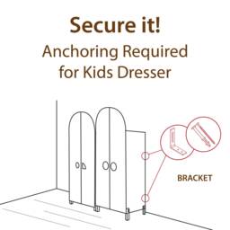 Montessori Kids Wardrobe By Busywood, Dress Up Storage, Wood Closet For Toddler, Unique Bookcase, Armoire Organizer, Baby Toys Storage - thumbnail 4