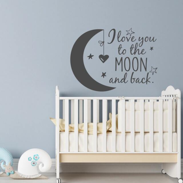I Love You To The Moon & Back Nursery Wall Decal - Stars, #50 - image 1