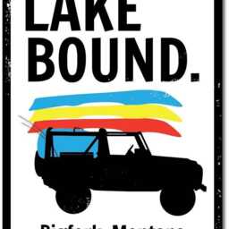 Custom Lake Bound Metal Sign, Personalized Off Road Wall Art, Trip Location Sign - thumbnail 3