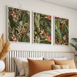 Henri Rousseau Floral Set Of 3 Posters, Boho Wall Print, Botanical Art, Tropical Decor, Jungle Aesthetic, Art - thumbnail 3
