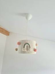 Rainbow Nursery Lampshade Macrame Bohemian Light Fixture