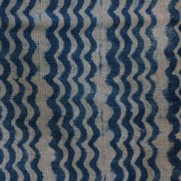 Handmade Indigo Dhurrie Rug Traditional Indian Handwoven Cotton Rug - thumbnail 3