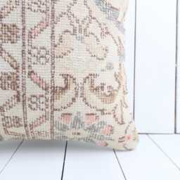 Vintage Turkish Kilim Pillow Cover 18x18 Inch Anatolian Home Decor - thumbnail 2
